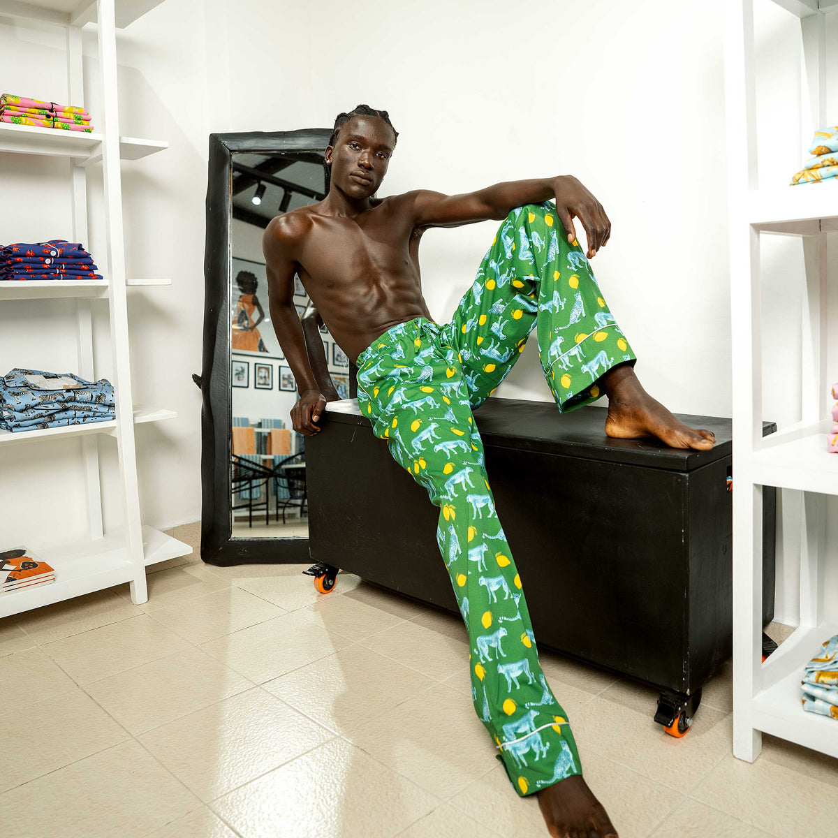 MWEZI | Mens Drawstring Pants