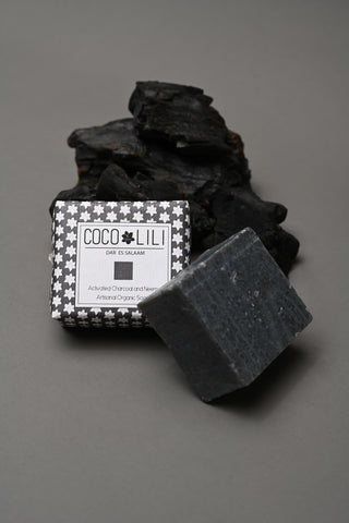 Activated Charcoal and Neem Body Soap - CocoLiliAfrica