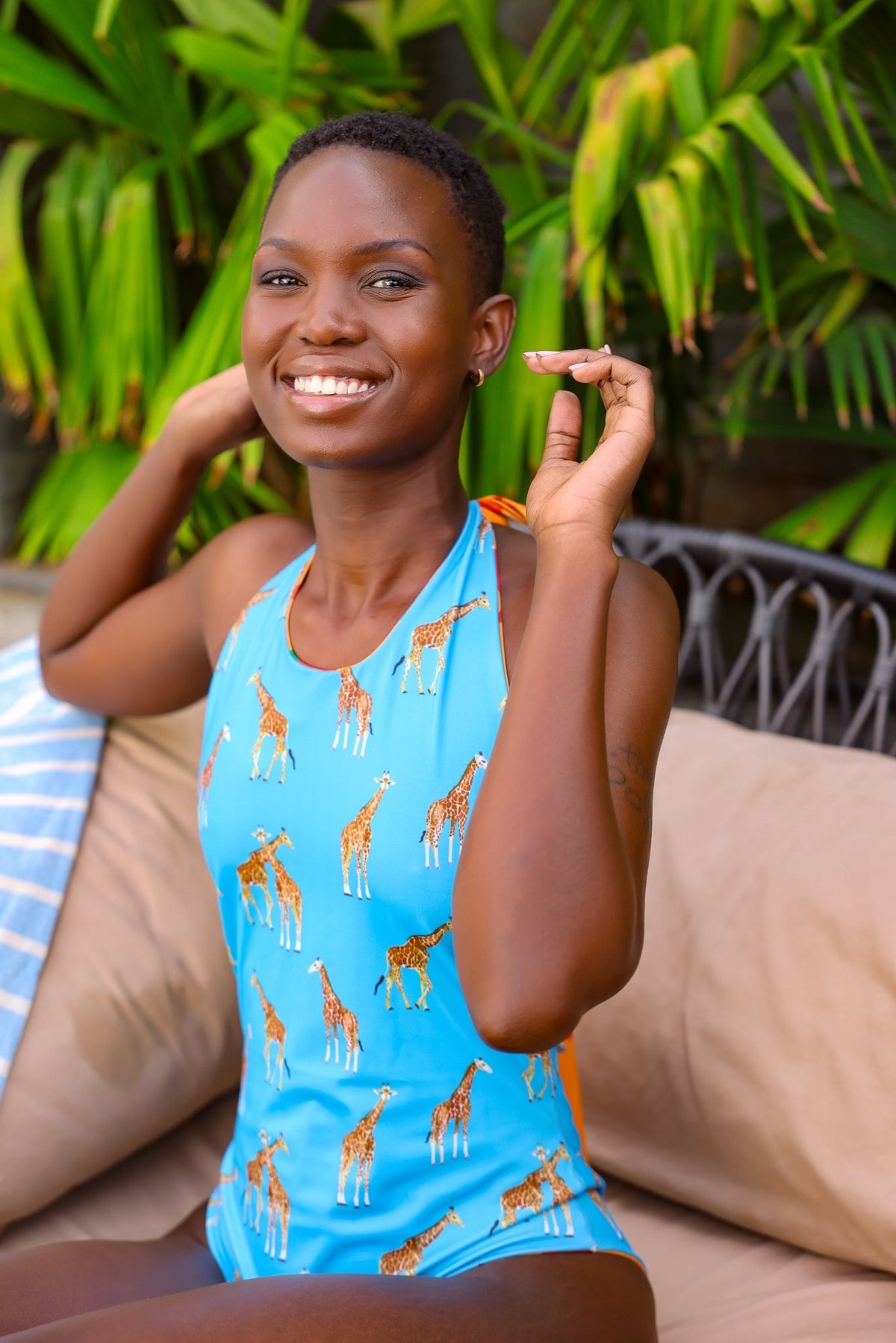 Diani | Halter Neck Reversible Swimsuit - CocoLiliAfrica